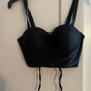 Black bikini top